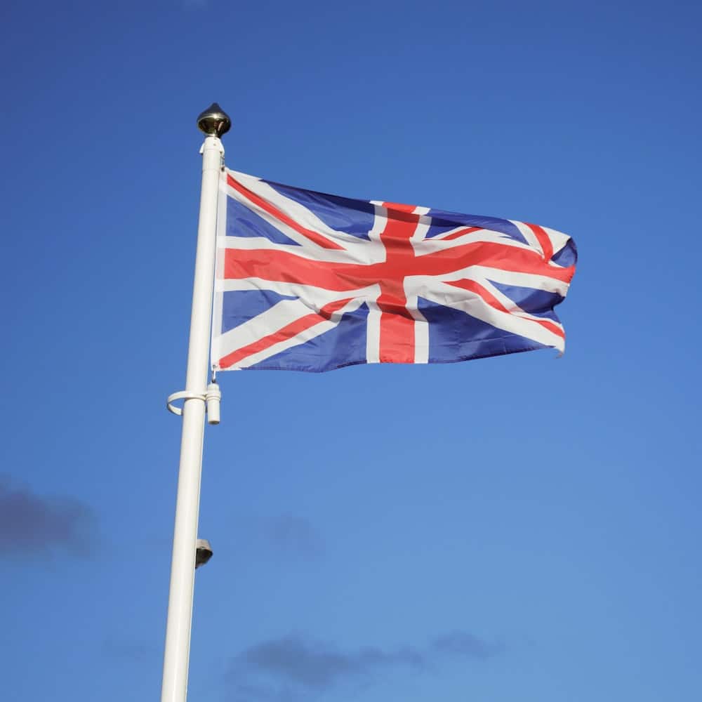 a british flag